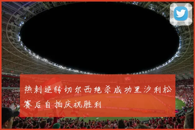 热刺逆转切尔西绝杀成功里沙利松赛后自拍庆祝胜利